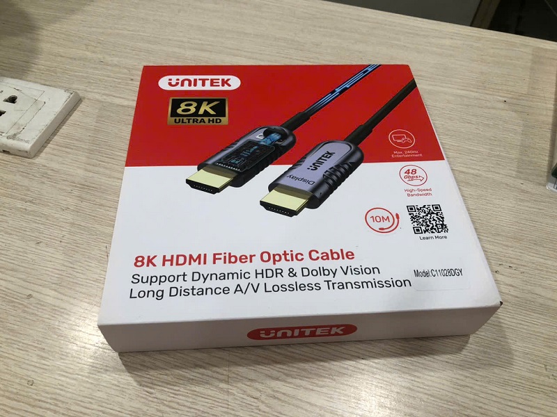 Cáp HDMI sợi quang 8K 10M UNITEK